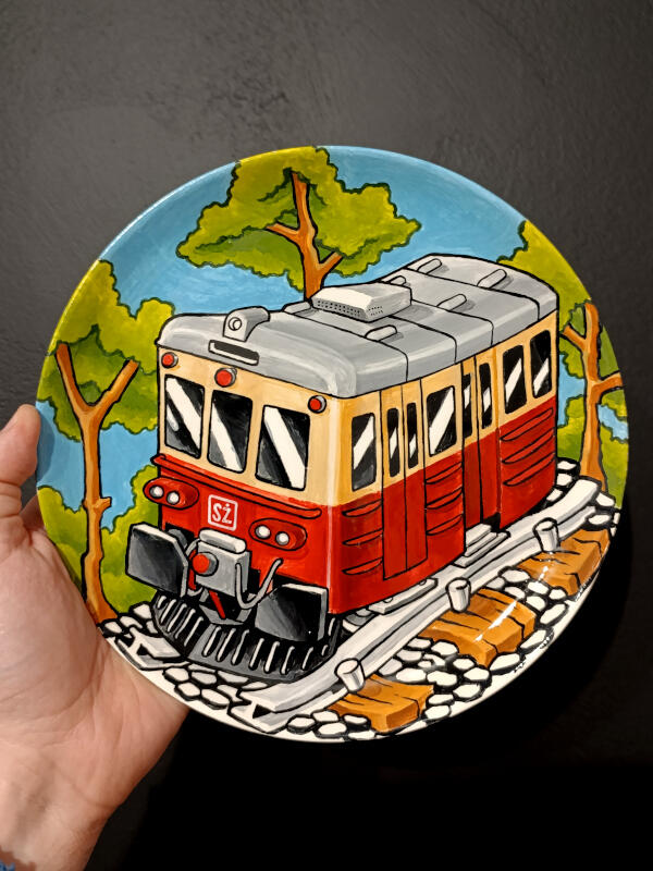 Gomulka Train Ø24cm (SOLD!)