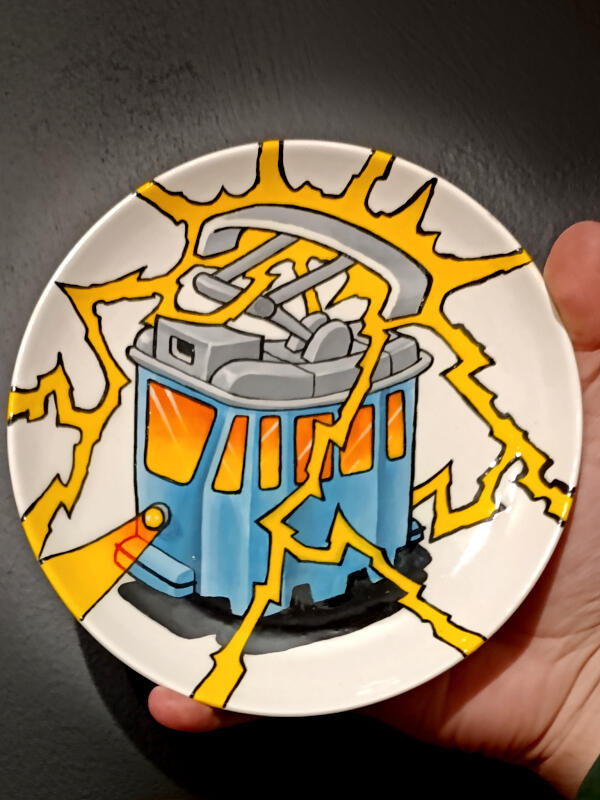 Lil tram 1, Ø18cm