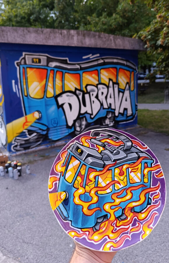 Tram 6, Ø24cm (SOLD!)