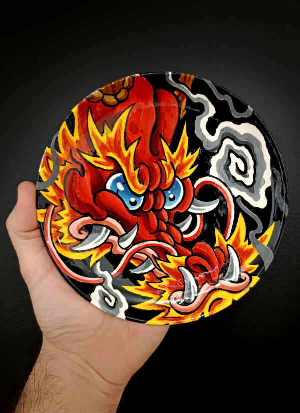 Dragon, Ø18cm (SOLD!)