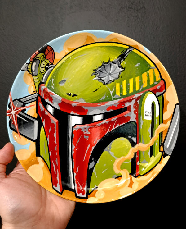 Boba Fet, Ø24cm (SOLD!)