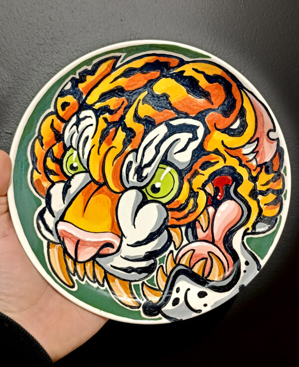 Tiger, Ø24cm (SOLD!)