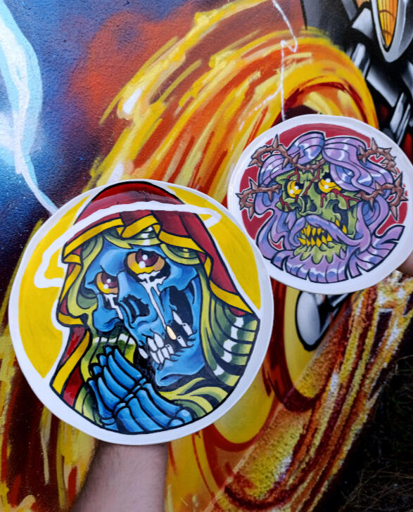 Hesus &amp; St.Mary, Ø28cm